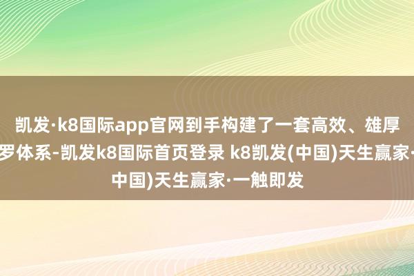 凯发·k8国际app官网到手构建了一套高效、雄厚的通讯网罗体系-凯发k8国际首页登录 k8凯发(中国)天生赢家·一触即发