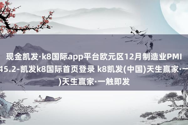 现金凯发·k8国际app平台欧元区12月制造业PMI初值为45.2-凯发k8国际首页登录 k8凯发(中国)天生赢家·一触即发