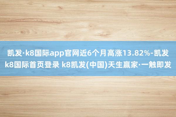 凯发·k8国际app官网近6个月高涨13.82%-凯发k8国际首页登录 k8凯发(中国)天生赢家·一触即发